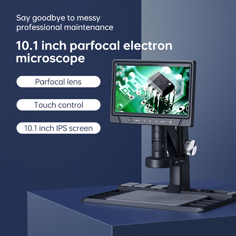 318C 10.1inch auto focus electronic handheld microscope