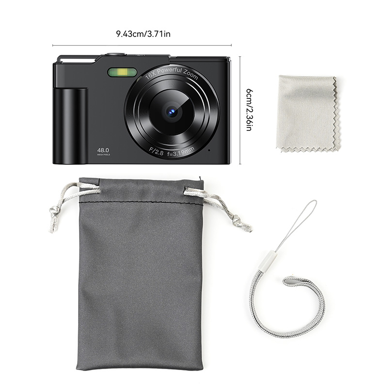 DC01-Black HighQuality Lightweight Mini Dslr Kid D