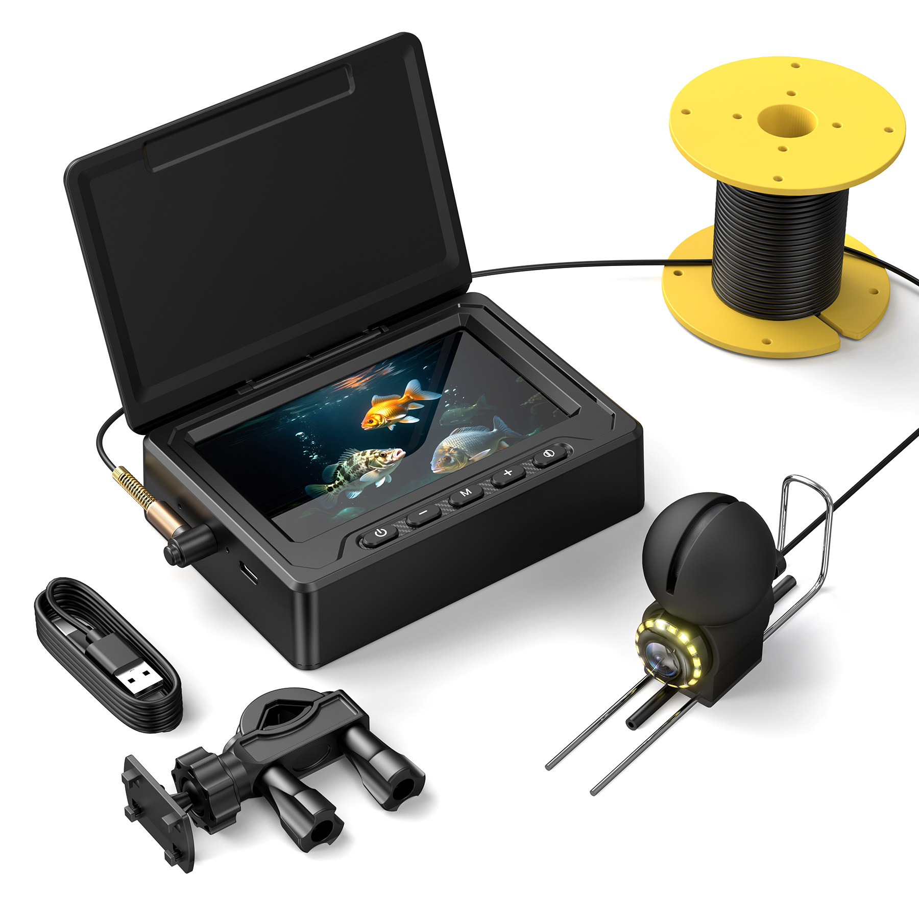 F101 Fish Finder Fish Endoscope Camera With 20M Cable 