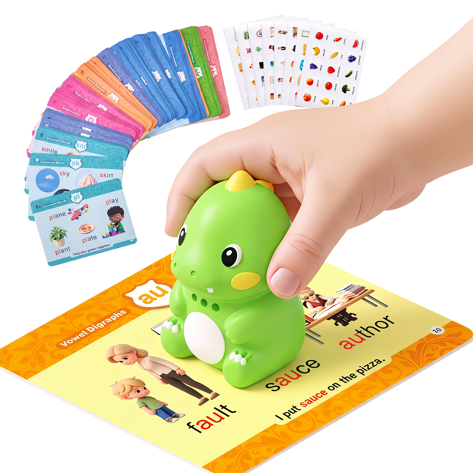 DB03 Preschool Learning Hooked on Phonics Games Toys Phonics Flash Cards
